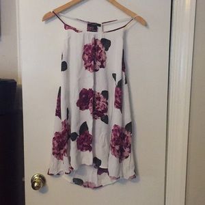 White flower blouse